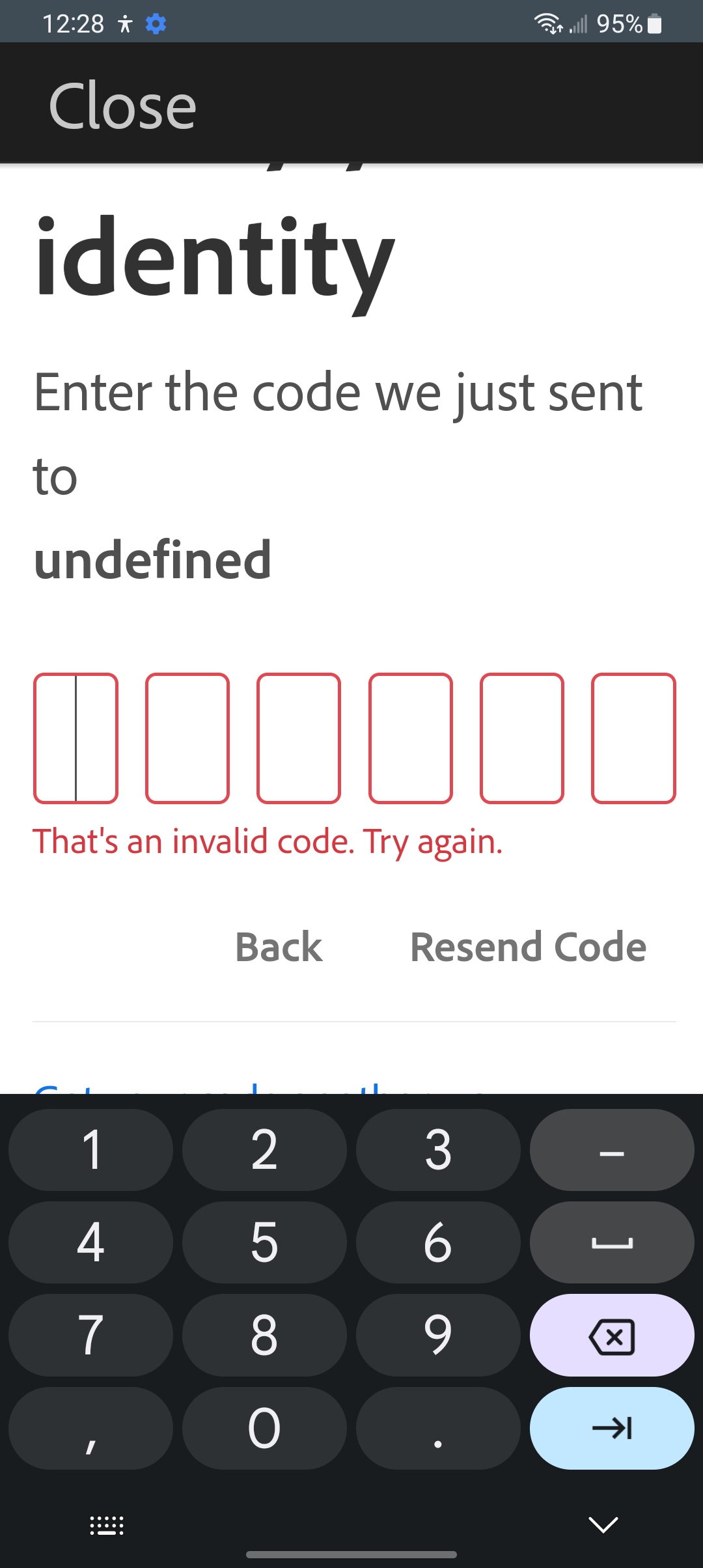 Can't reset password Adobe Community 14074431