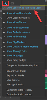 show source clip name and label.png