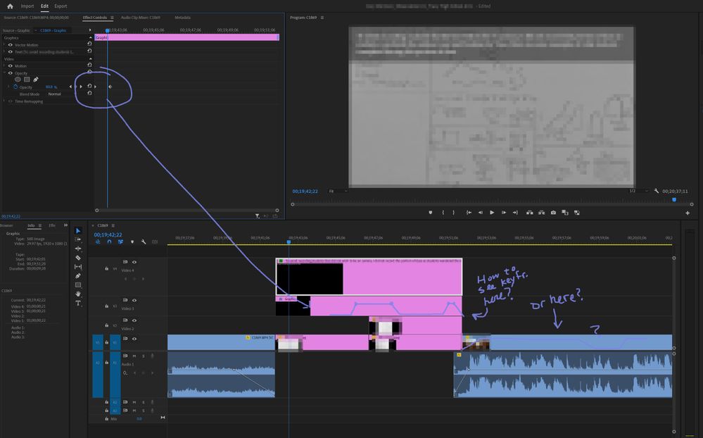 Solved: Key frame visibility on clips - Adobe Support Community