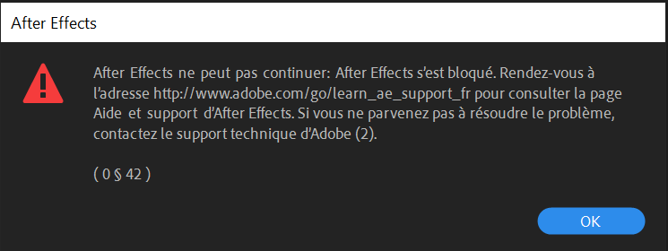 After Effects 23.6 crashes while opening. Error (0 - Page 2 