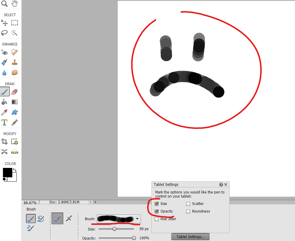 Pen Pressure not working in Elements 202... Adobe Community