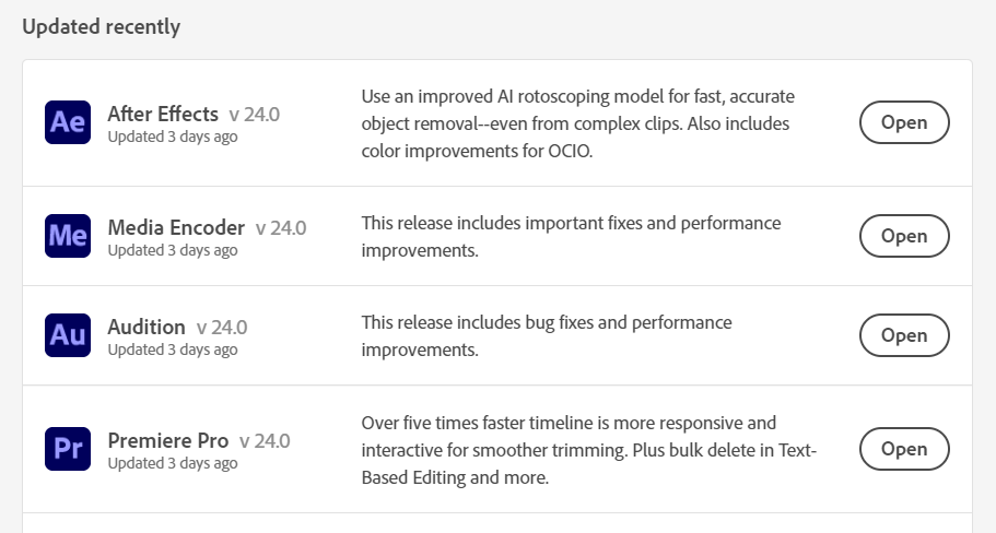 CC Will Not Display Latest After Effects 2024 Adobe Community 14144731   607925i45E2EFABE9116323