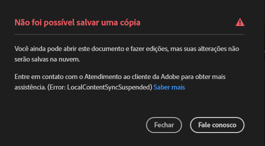 Arquivo psdc não sincronizando, não é possível sal... - Adobe Community ...