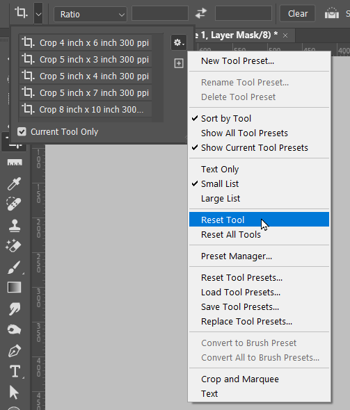 Photoshop 25 Crop Tool Broken. Moves Guides. - Adobe Community - 14169694