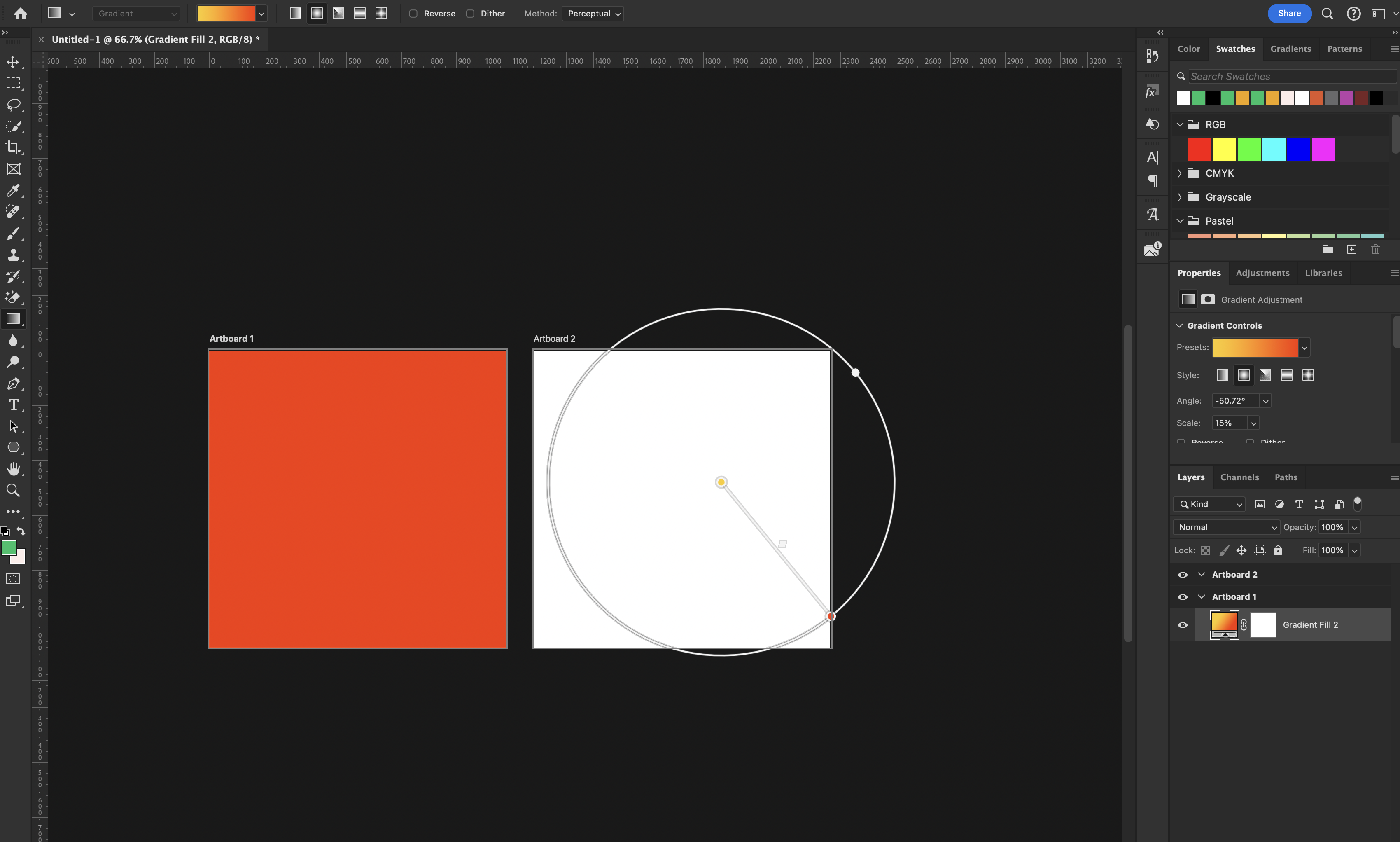 Re: P: Gradients don't work well with artboards - Adobe Product ...