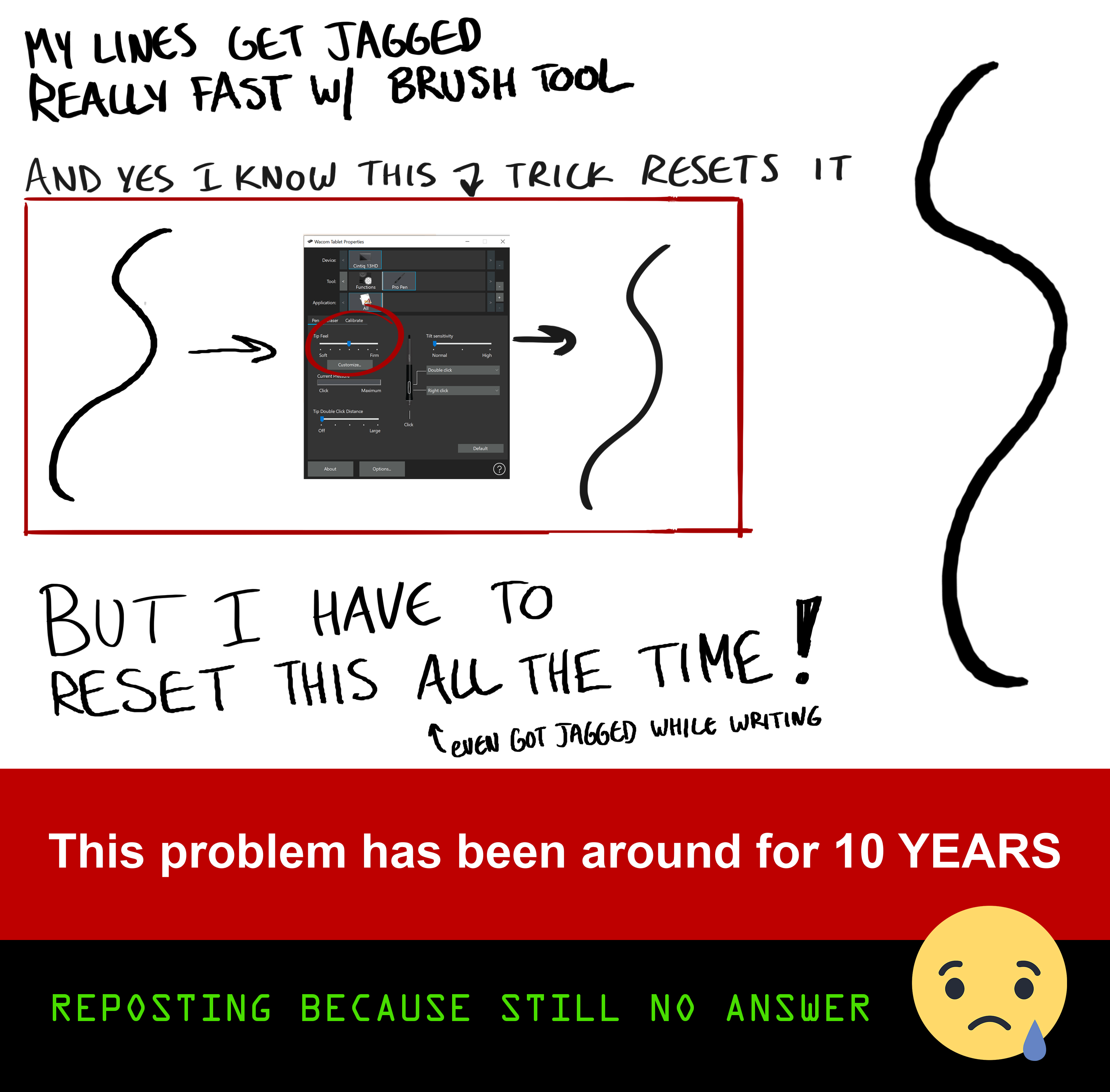 "Jagged Line" Problem tablet Adobe Community 14170063