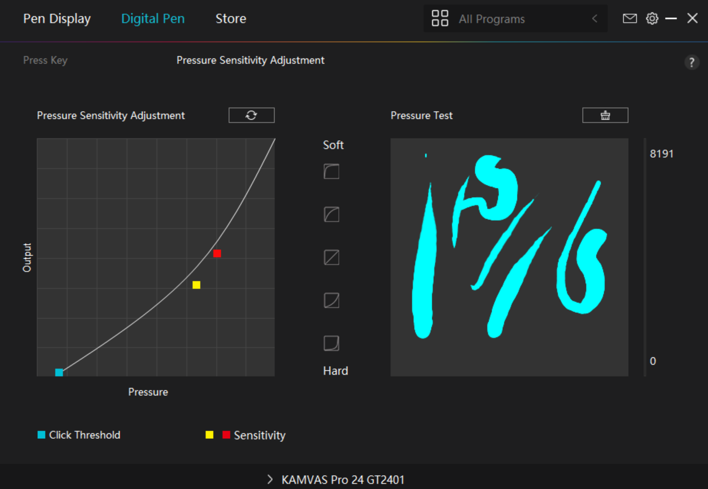 Pressure Sensitivity not working with Huion Kamvas... Adobe Community