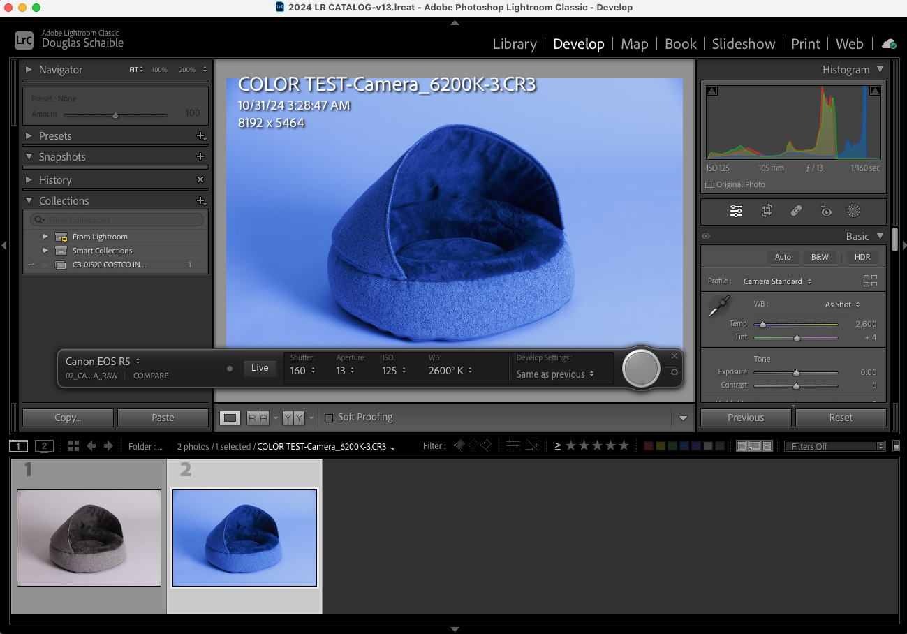 Canon R5 and Adobe Lightroom Classic Tethered Shoo... Adobe Community