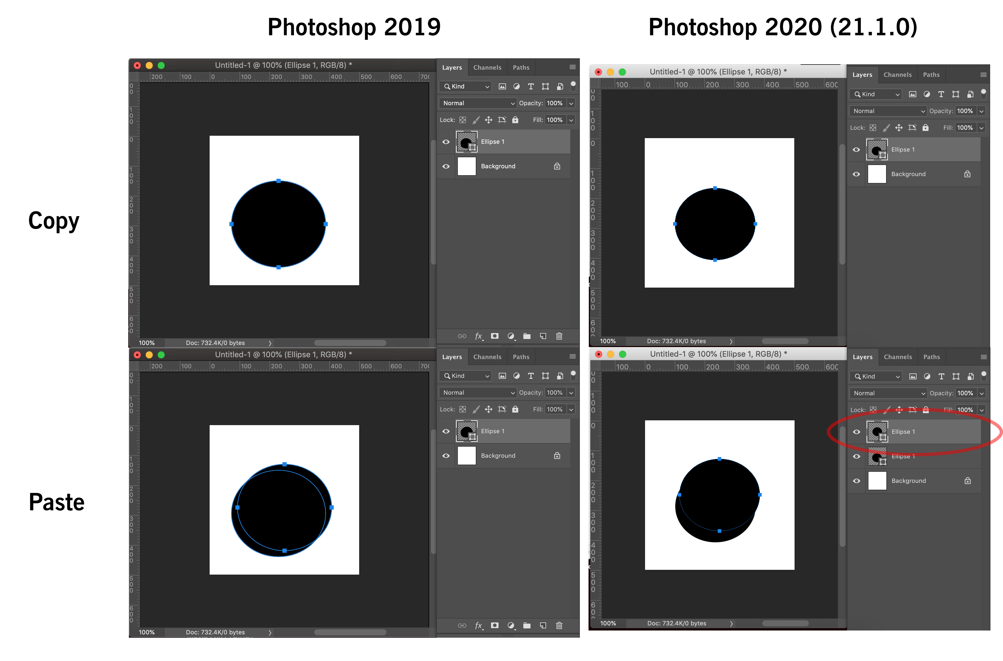 Photoshop 21.1.0 Pasting Vector Shapes No Longer C - Adobe Community 