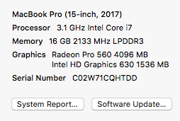 system specs - nothing special