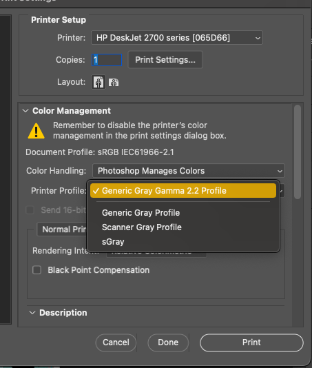 I Can't Print In Color From Photoshop - Adobe Community - 14218656