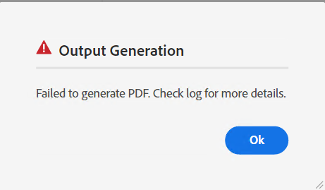 RoboHelp 2022: Failed to generate PDF output Adobe Community 14225160 RoboHelp 2022: Failed to generate PDF output Adobe Community 14225160