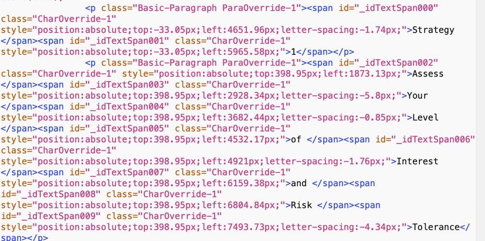 Solved: Epub losing paragraph spacing - Adobe Community - 11882845