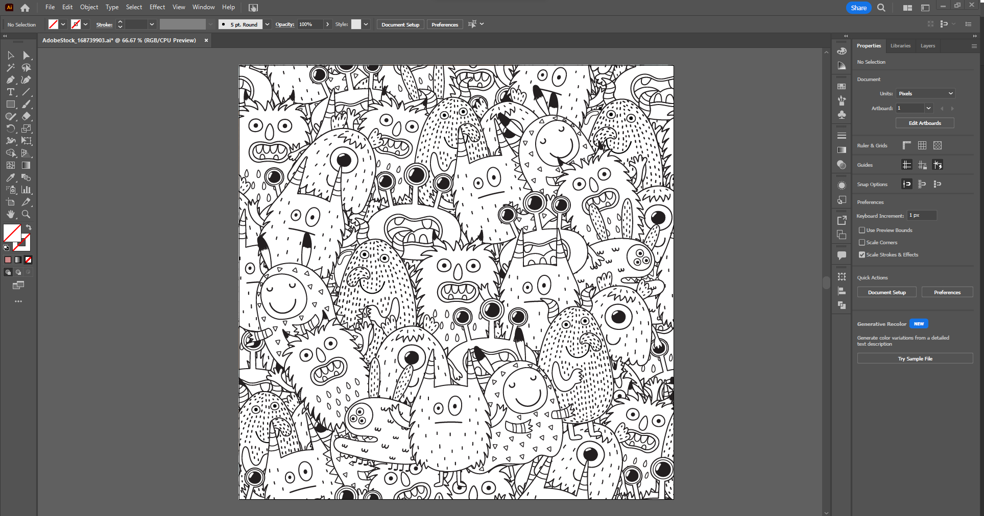 Removing white background for coloring page - Adobe Community - 14274810