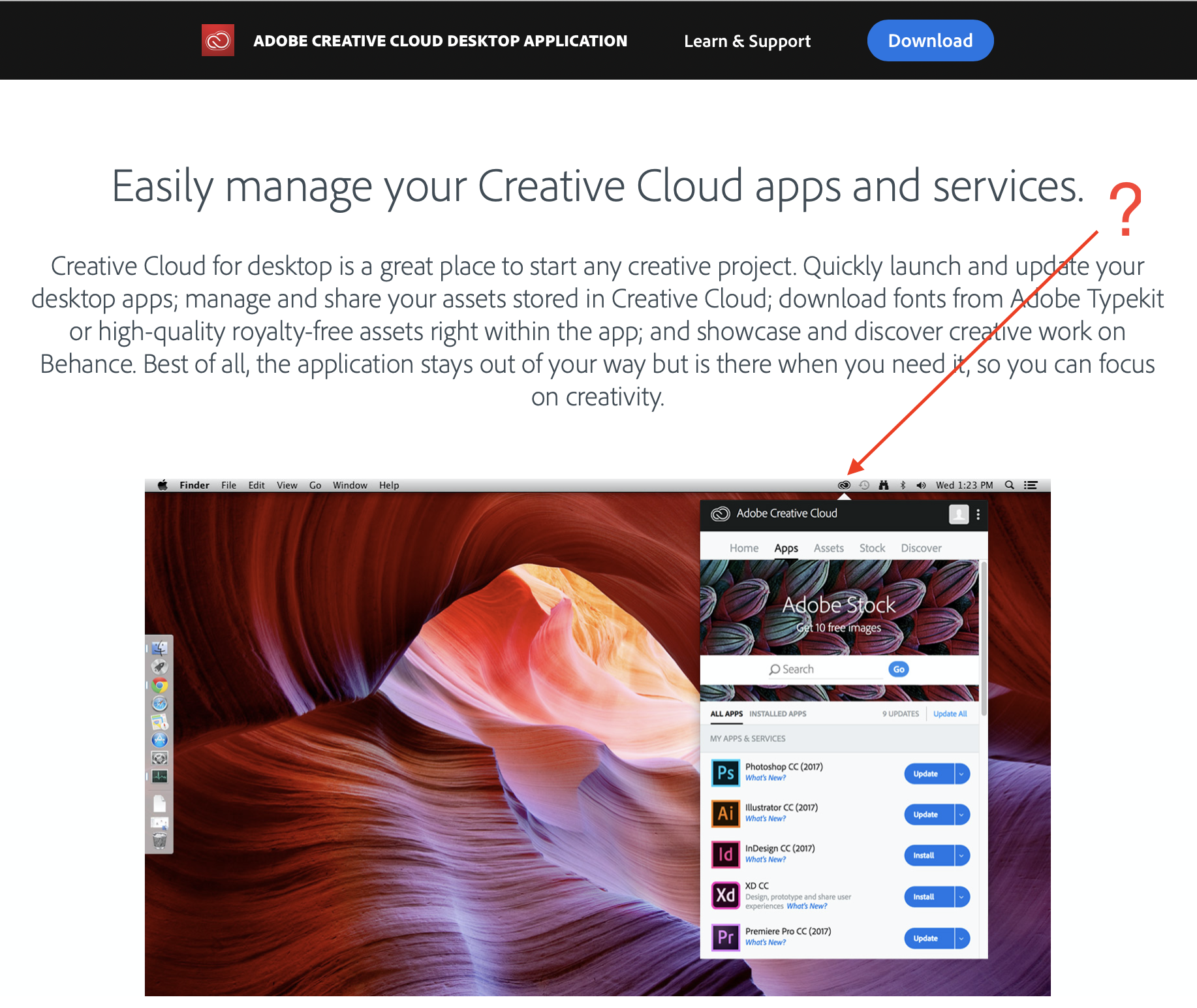 how to download creative cloud on mac