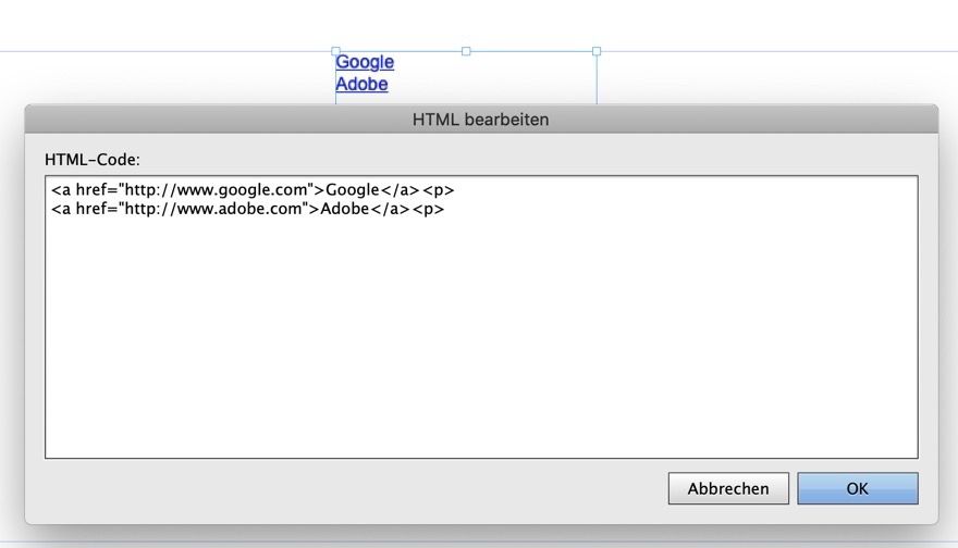 Solved Create hyperlinks in bulk (Adobe Muse) Adobe Community 10955117