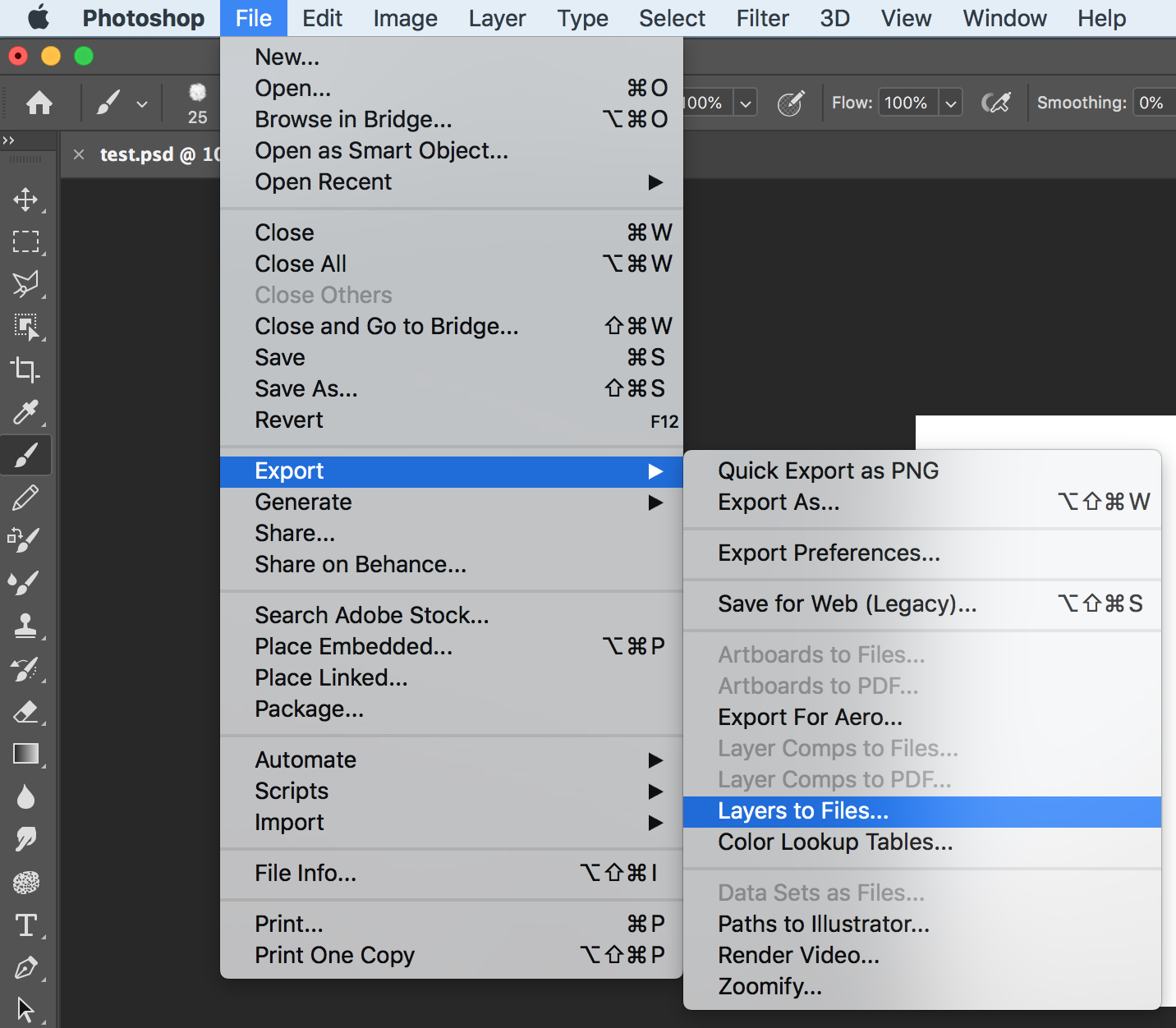 Export Layer to Files produces blank files (workin... - Adobe Community ...