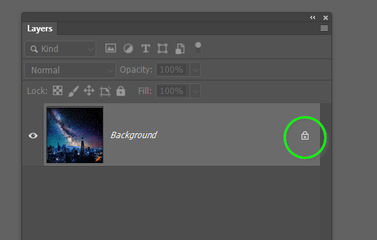 Re: Flattening a photoshop file LOCKS the new Back - Adobe 