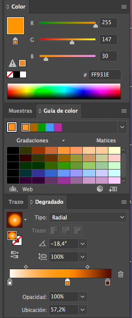 gradient palette