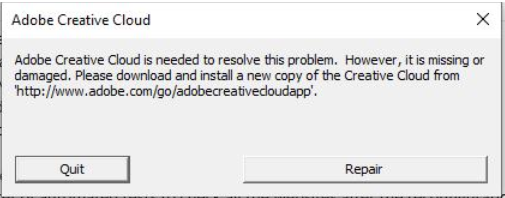 Solved: Persistent Creative Cloud - Adobe Support Community - 10966061