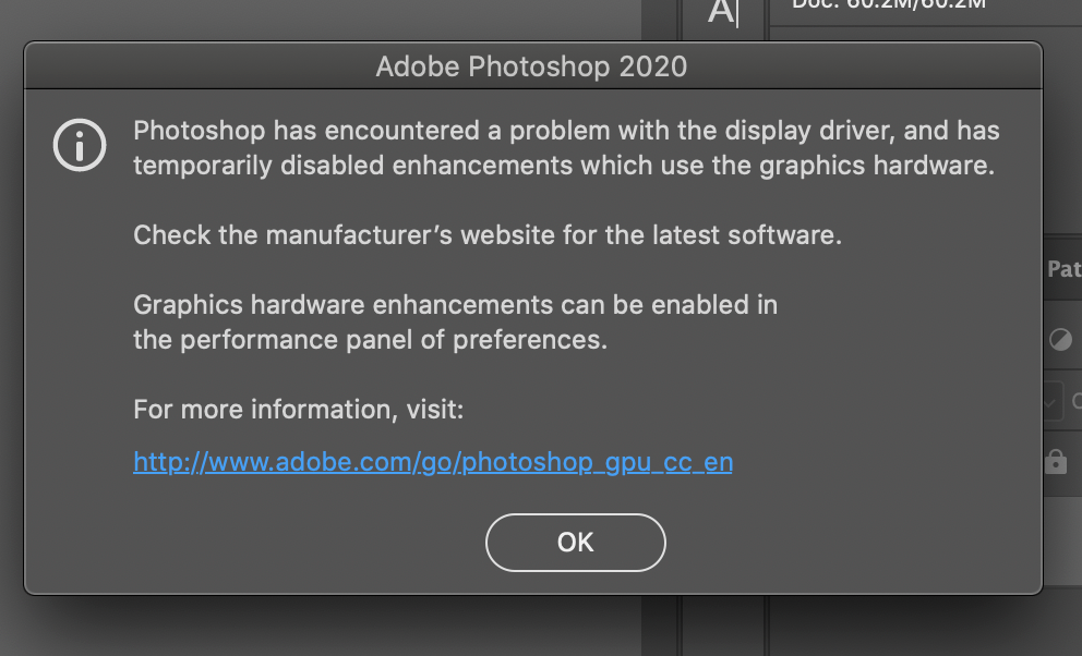 Photoshop 2020 Has Encountered A Problem With The ... - Adobe Support ...