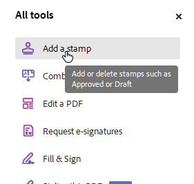 How do I assign a custom stamp to a Toolbar Icon Adobe Community