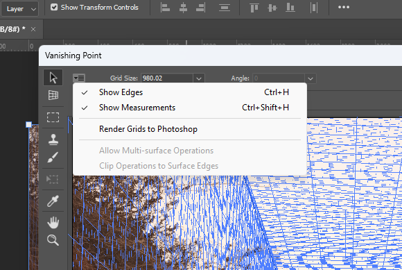 Re vanishing point after effects menu is not ava. Adobe Community 14410978