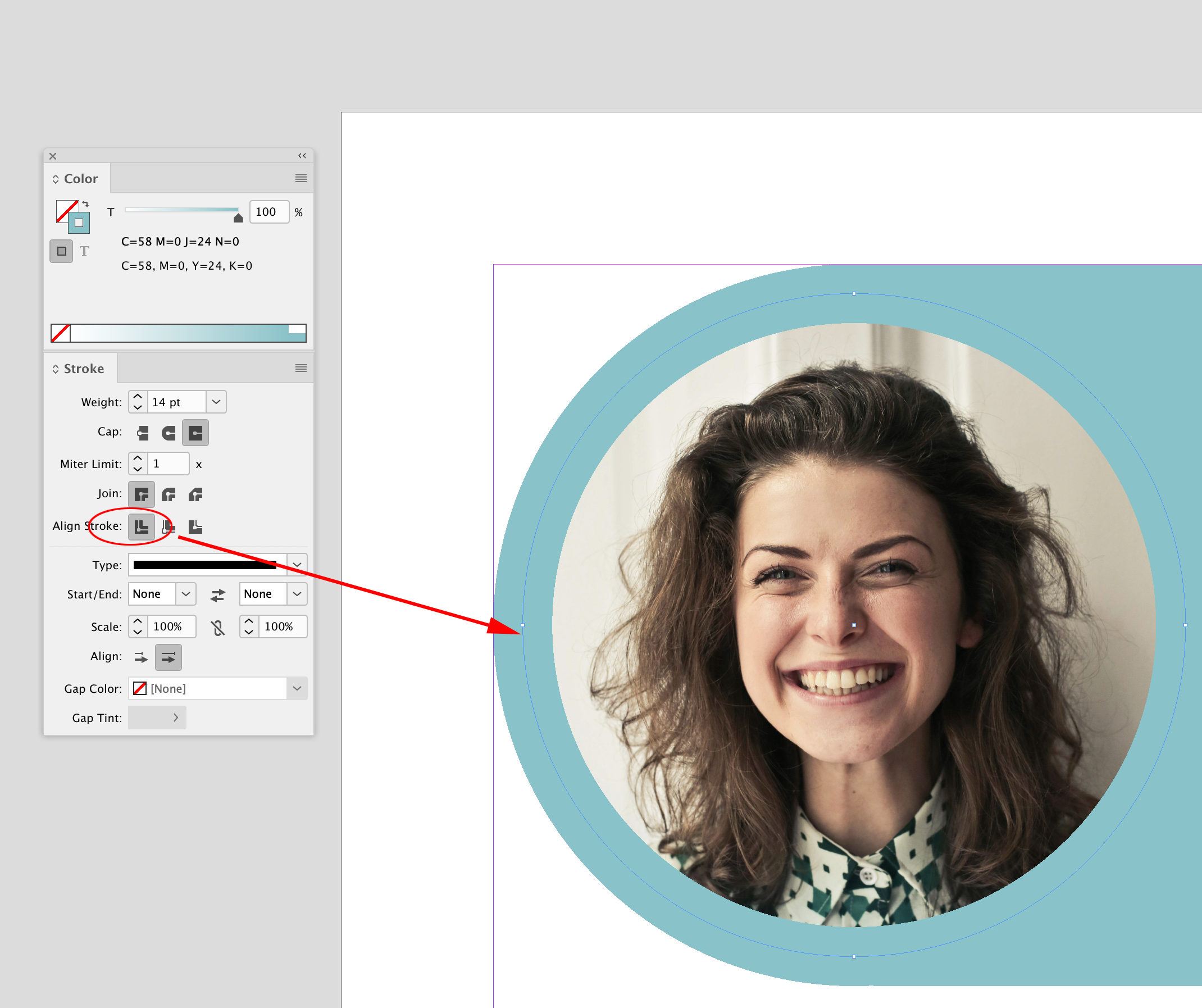 Contour interne et liseret extérieur sur les image... - Adobe Community ...