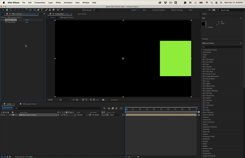 Solved: Tween animation between keyframes - Adobe Community - 14423712