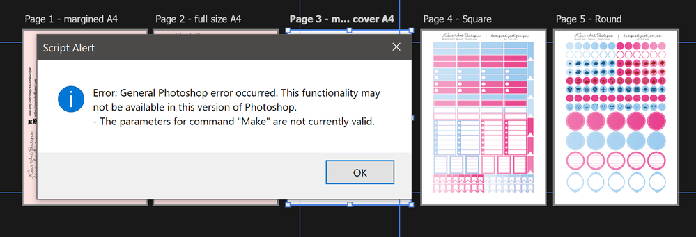 error when export artboard to files