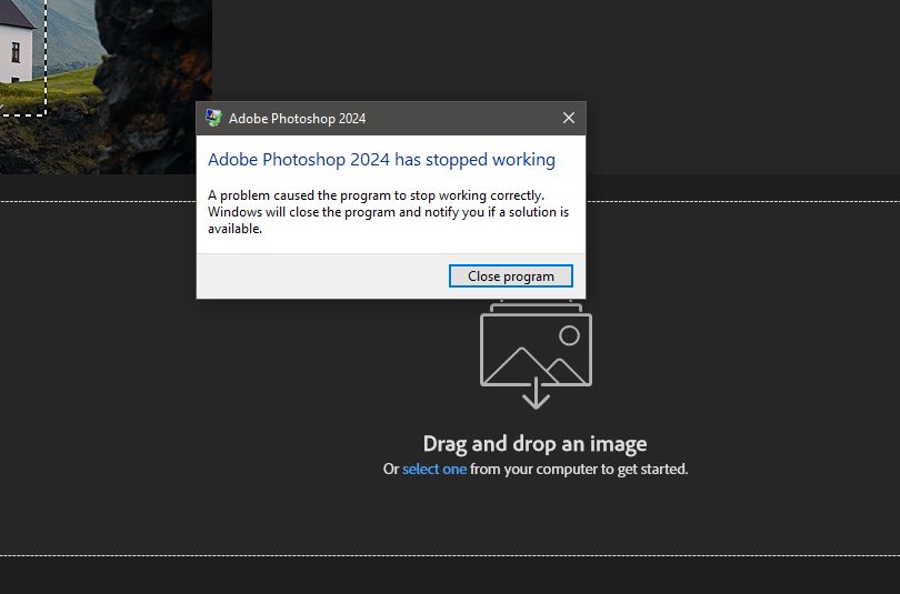 Photoshop keep crashing - Adobe Community - 14432120