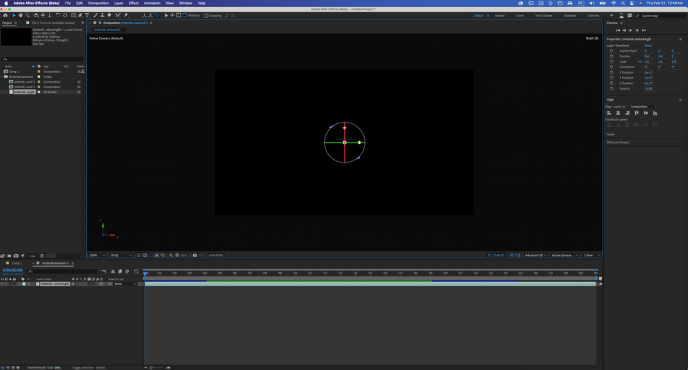 Re: After Effect Beta shows a black screen when im - Adobe 