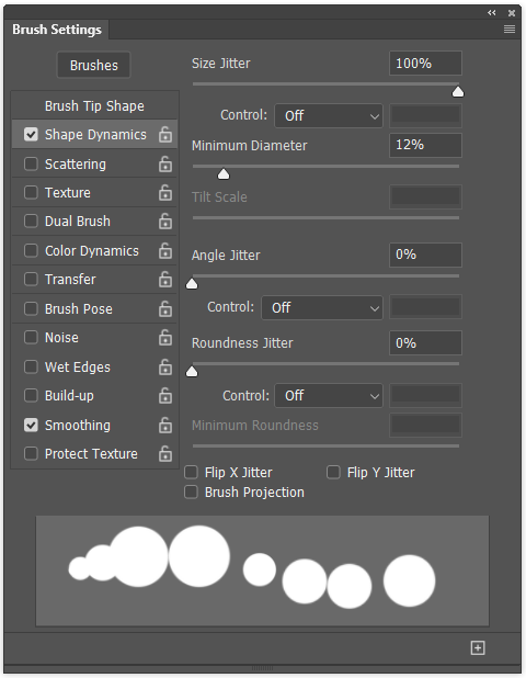 Solved: Brush settings - Adobe Community - 14445765