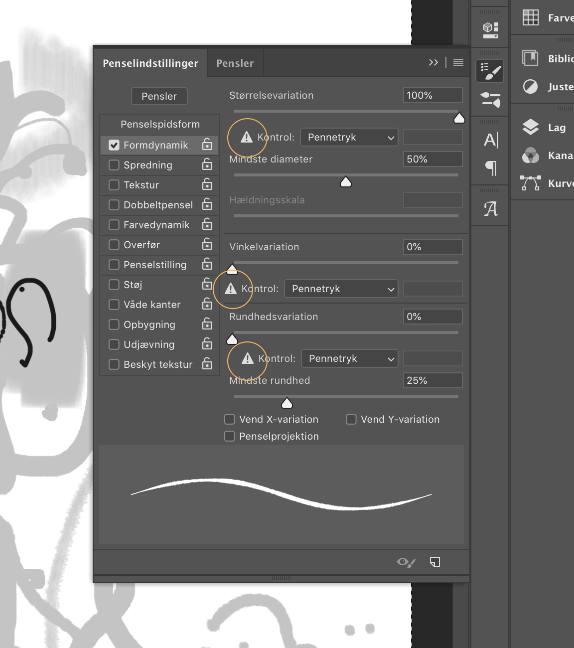 not recognizing pen pressure Adobe Community 10951407