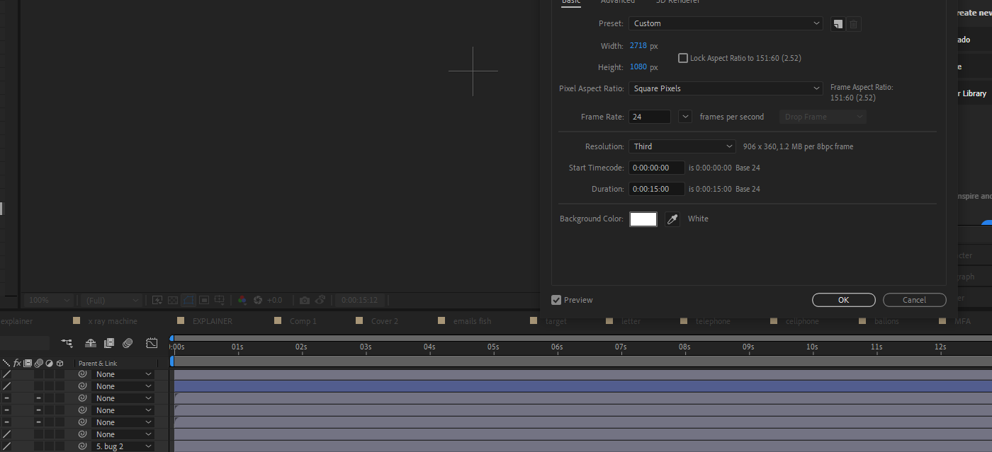 Cached Preview error and missing composition Adobe Community 14454150