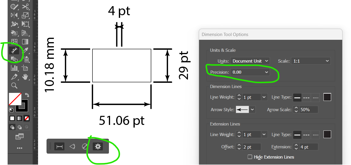 Herramienta dimensión - Adobe Community - 14458602