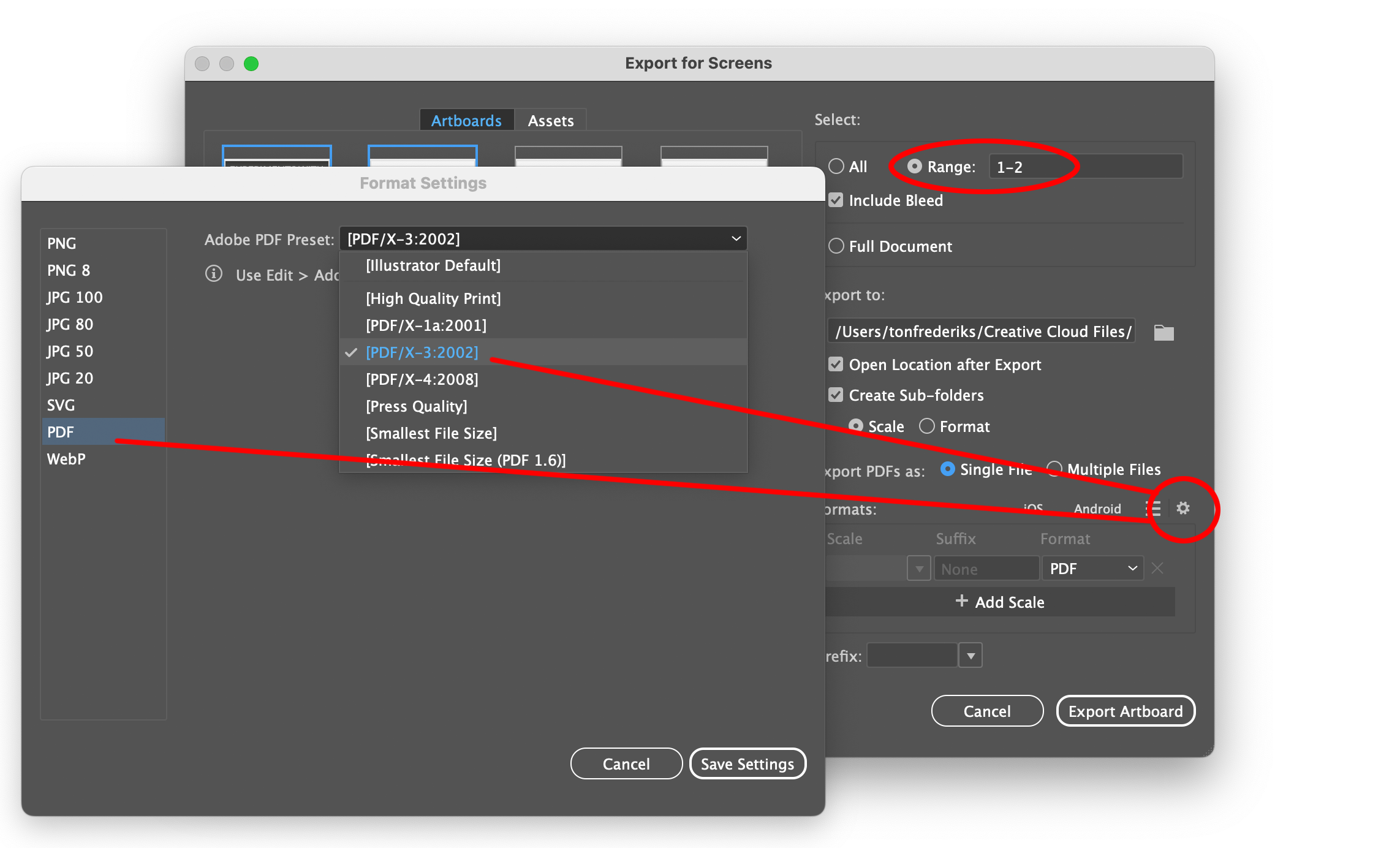 Solved: EXPORTING AS A PDF FILE TO FLATTEN TRANSPARENCIES - Adobe ...