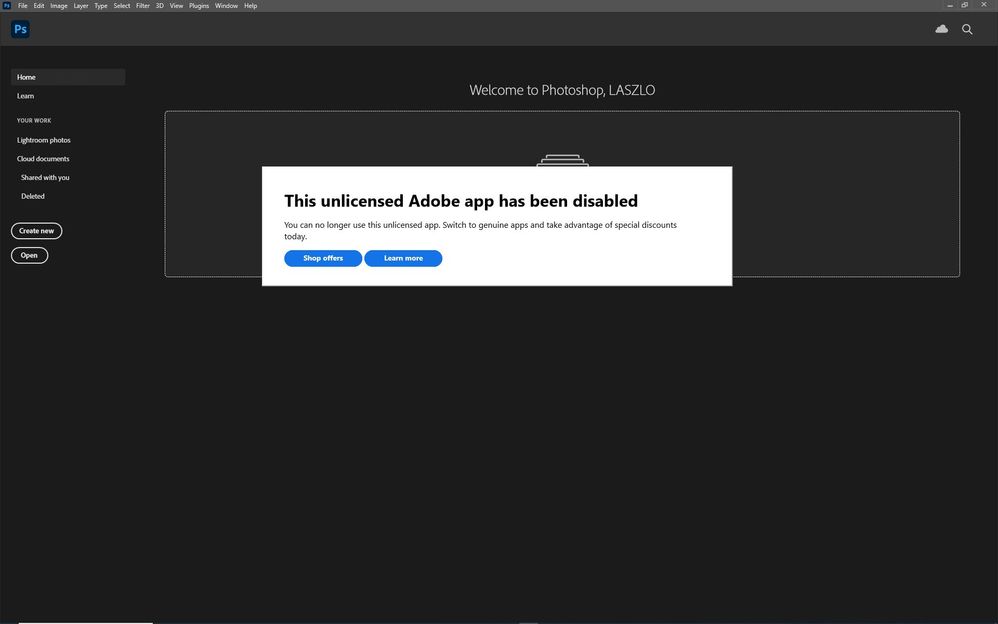 Unlicensed Adobe app.JPG