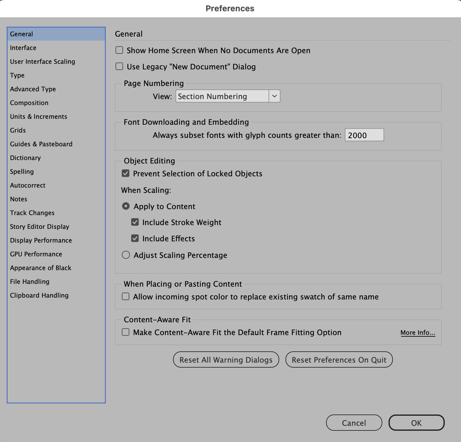 I don't have the option in InDesign 2024 (version ... - Adobe Product ...