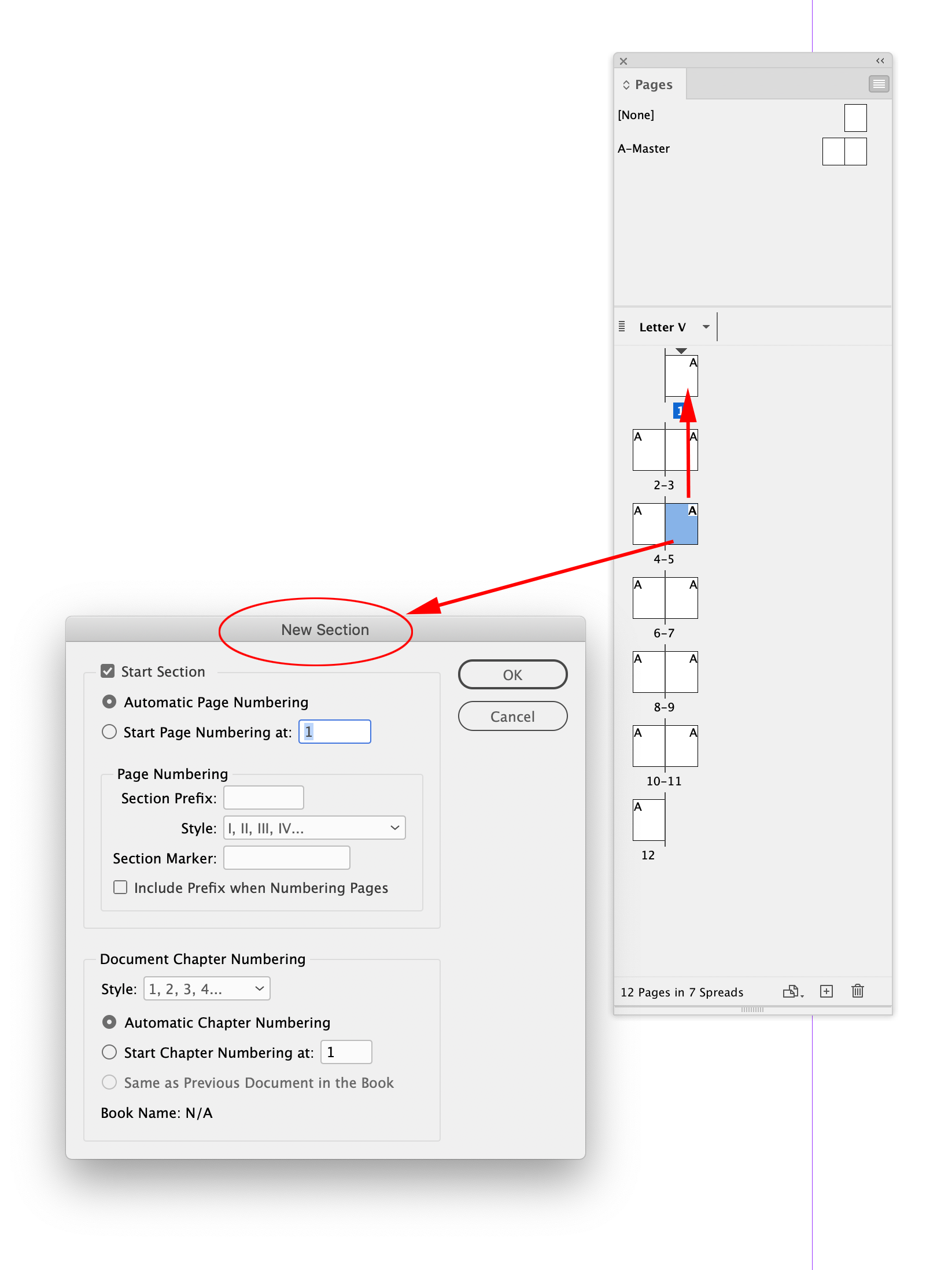 Solved Change Default page numbering from Roman Numerals Adobe