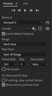 My Preview Settings