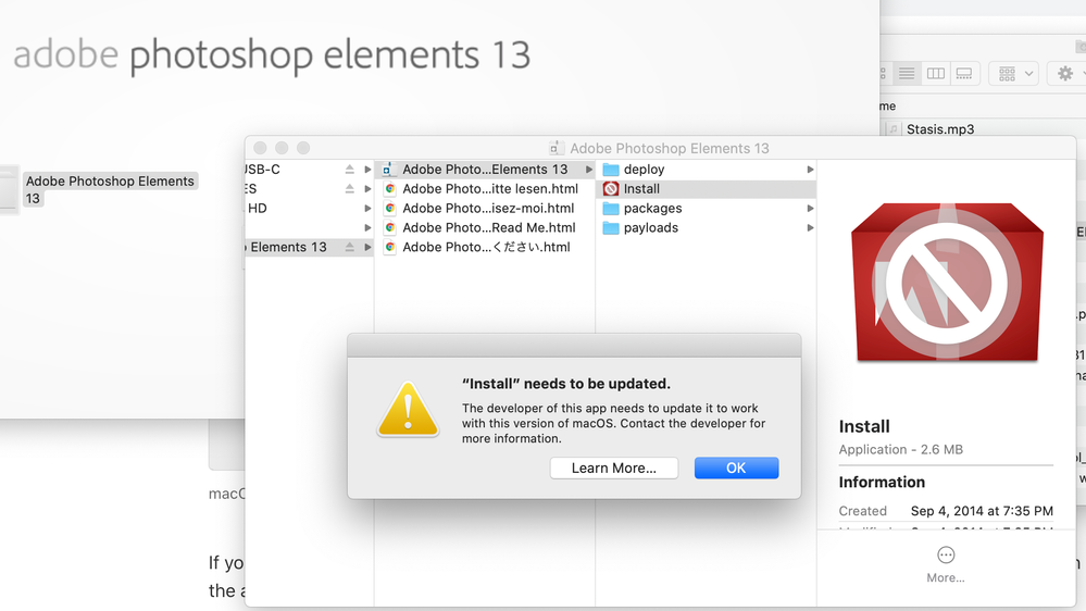 Solved Cannot Install Photoshop Elements 13 After Updat Adobe Support Community