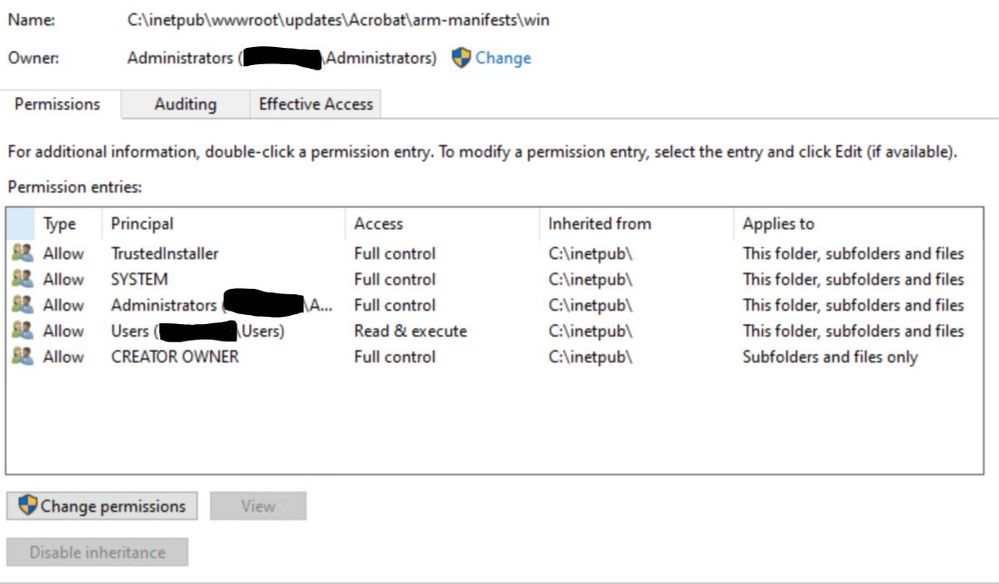 adobe folder permissions.JPG