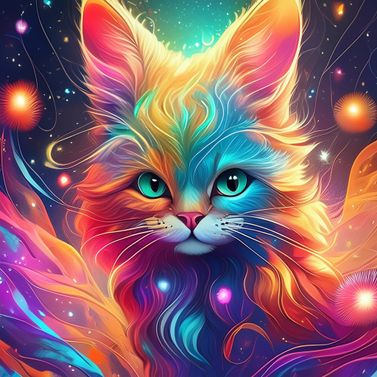 Firefly furry cat, colourful, bright, fantasy, cinematic 98891.jpg