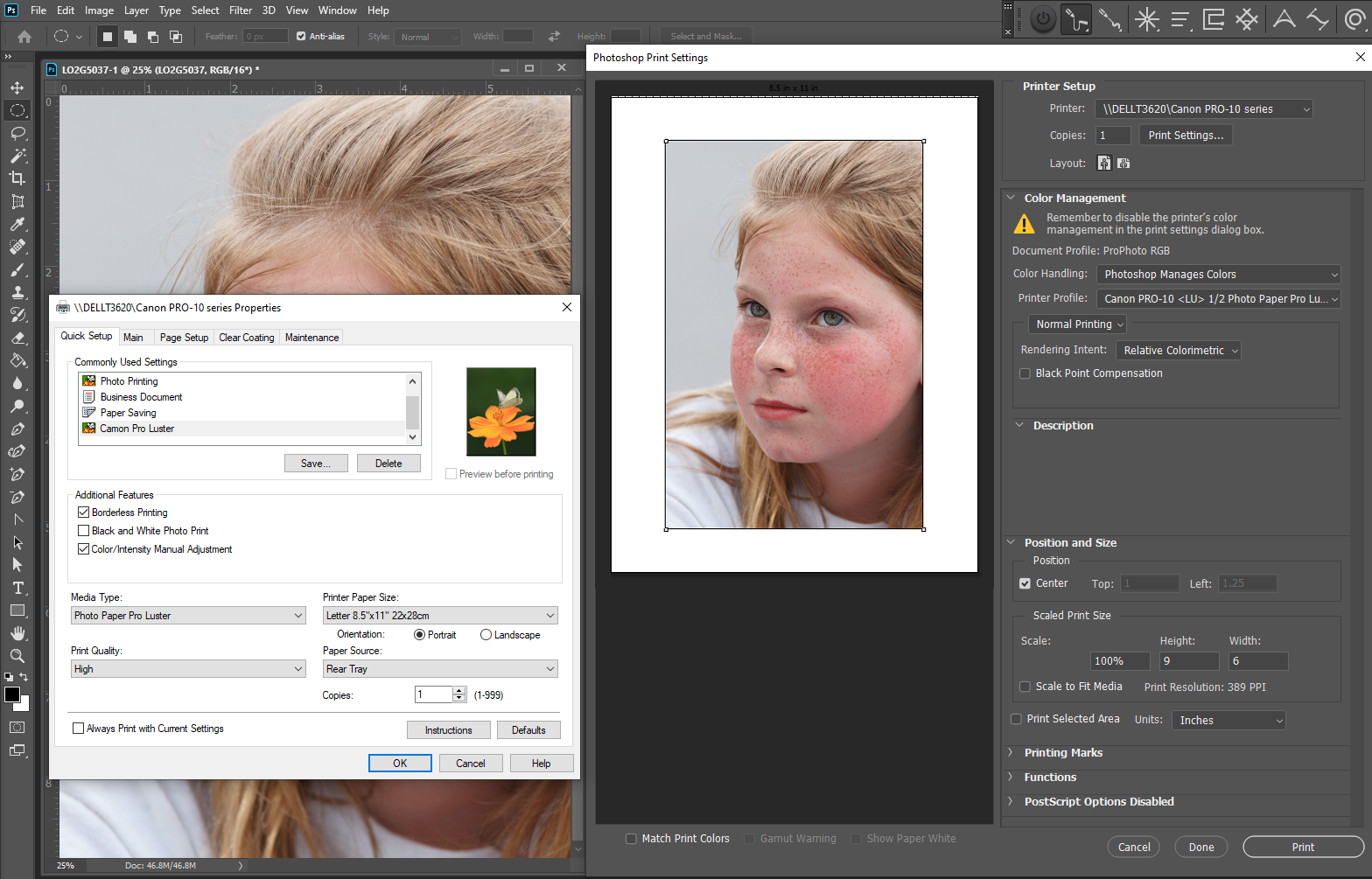Printer dialog box forces 180 ppi to 72 ppi Adobe Community 10993950