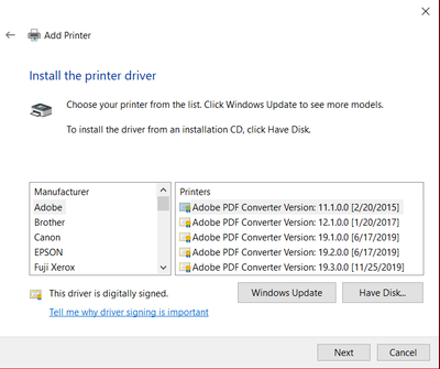 Solved: Adobe Print To PDF Printer Disappeared After Updat... - Adobe ...