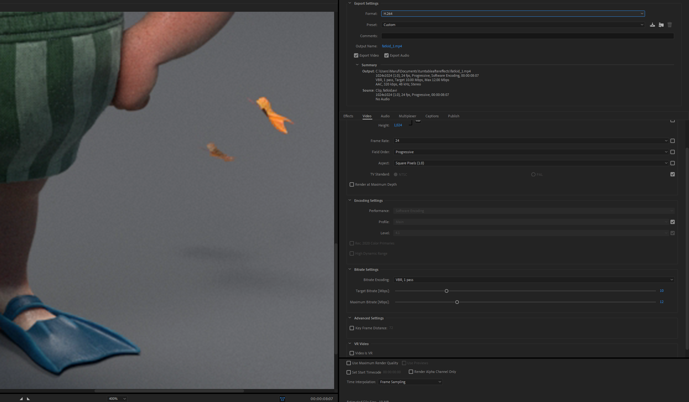 Jerky playback loop of .mp4 after being converted Adobe Community