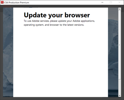 Update your browser