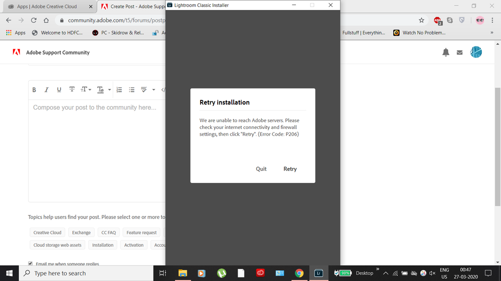 Creative Cloud Not Installing Adobe Community 11005919
