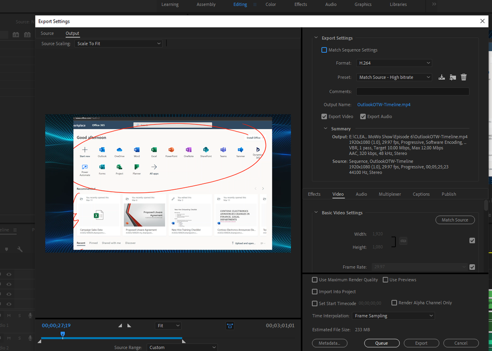 Media Export Resolution Doesn't Match Sequences; E... - Adobe Community ...